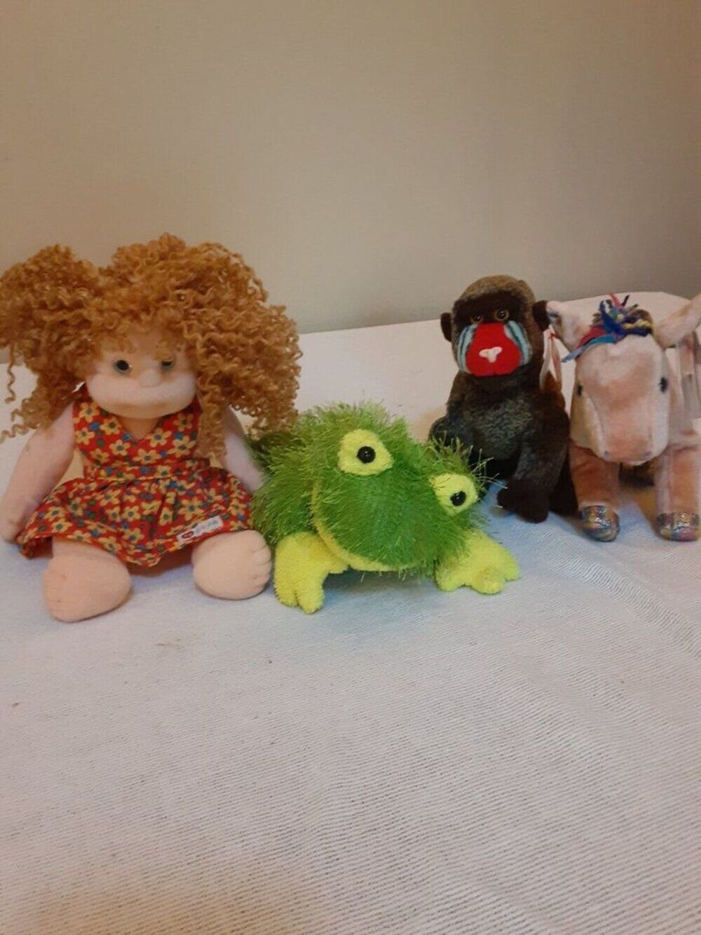 TYBeanie Babies lot of 4 Princess, Cheeks, Frogs punkie collection Horse Zodiac - Picture 2 of 13